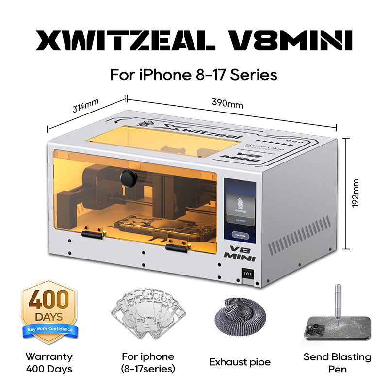 Electronics Repair Business - Xwitzeal® V8 MINI Laser Glue Removal