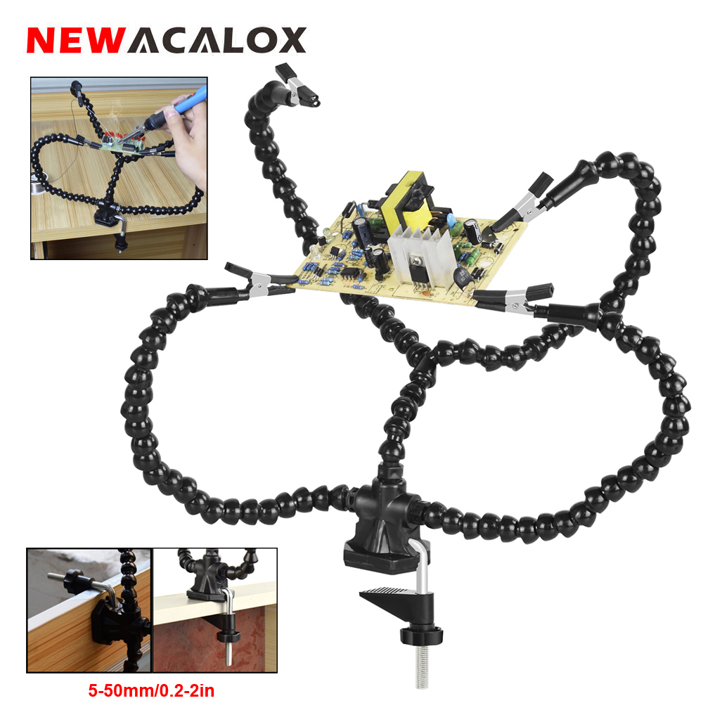 Pcb Holder Clamp - NEWACALOX Soldering Third Hand Helping Hands