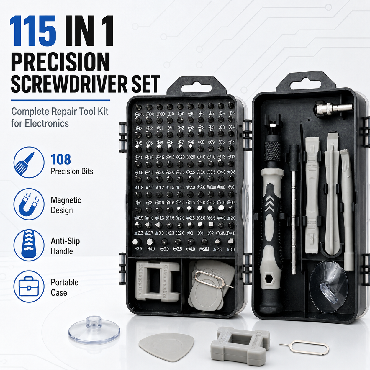 115 in 1 Magnetic Precision Sc - Electronic Repair Tutorial 评论和价格