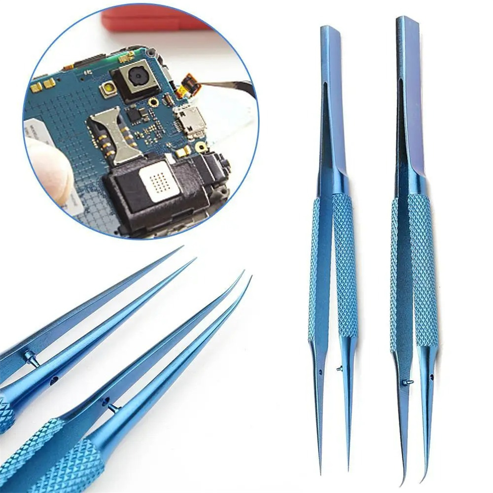 Precision Titanium Alloy Anti- - Smd Tweezer Set 评论和价格