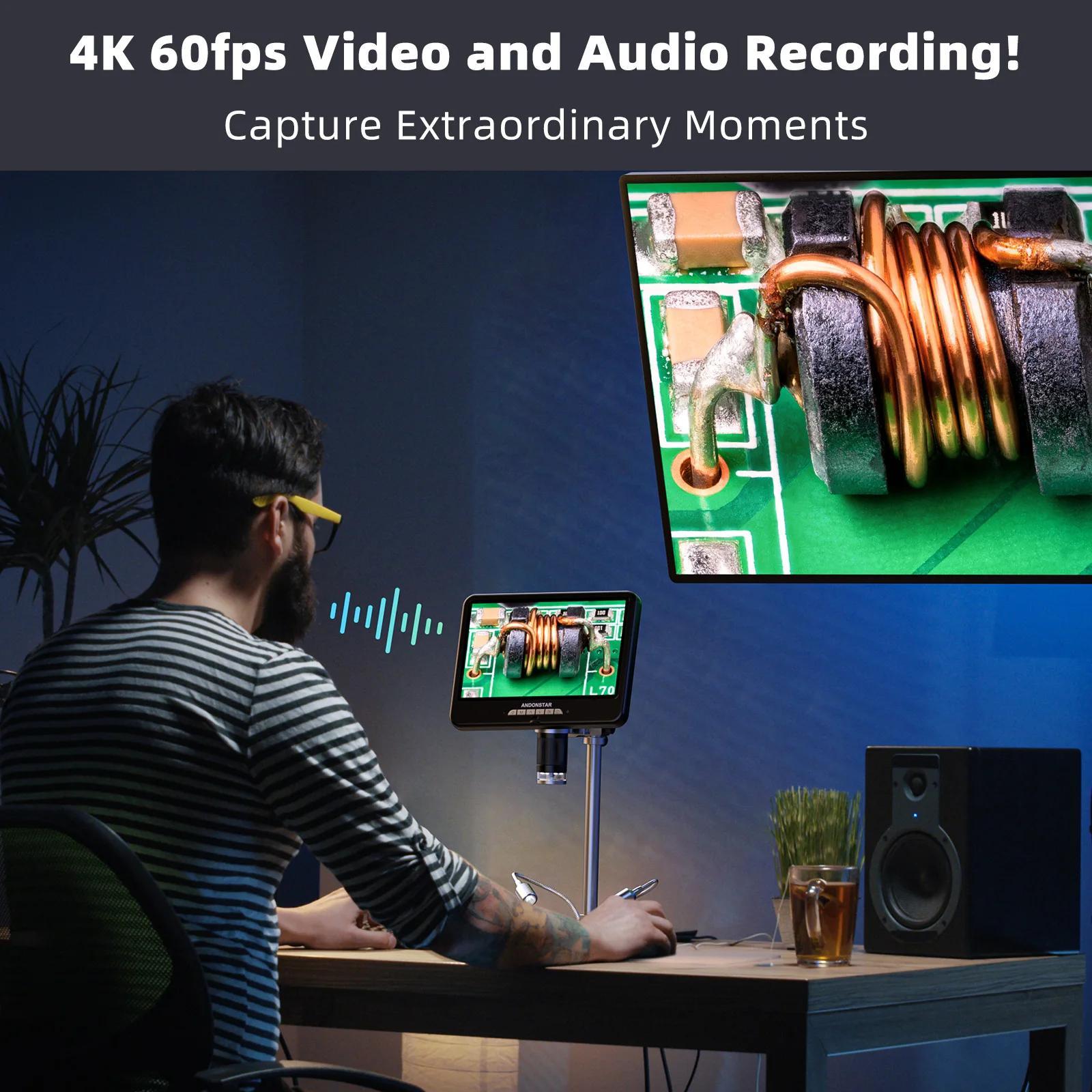 Andonstar AD210S-Pro 4K 60FPS  - Electronic Repair 评论和价格