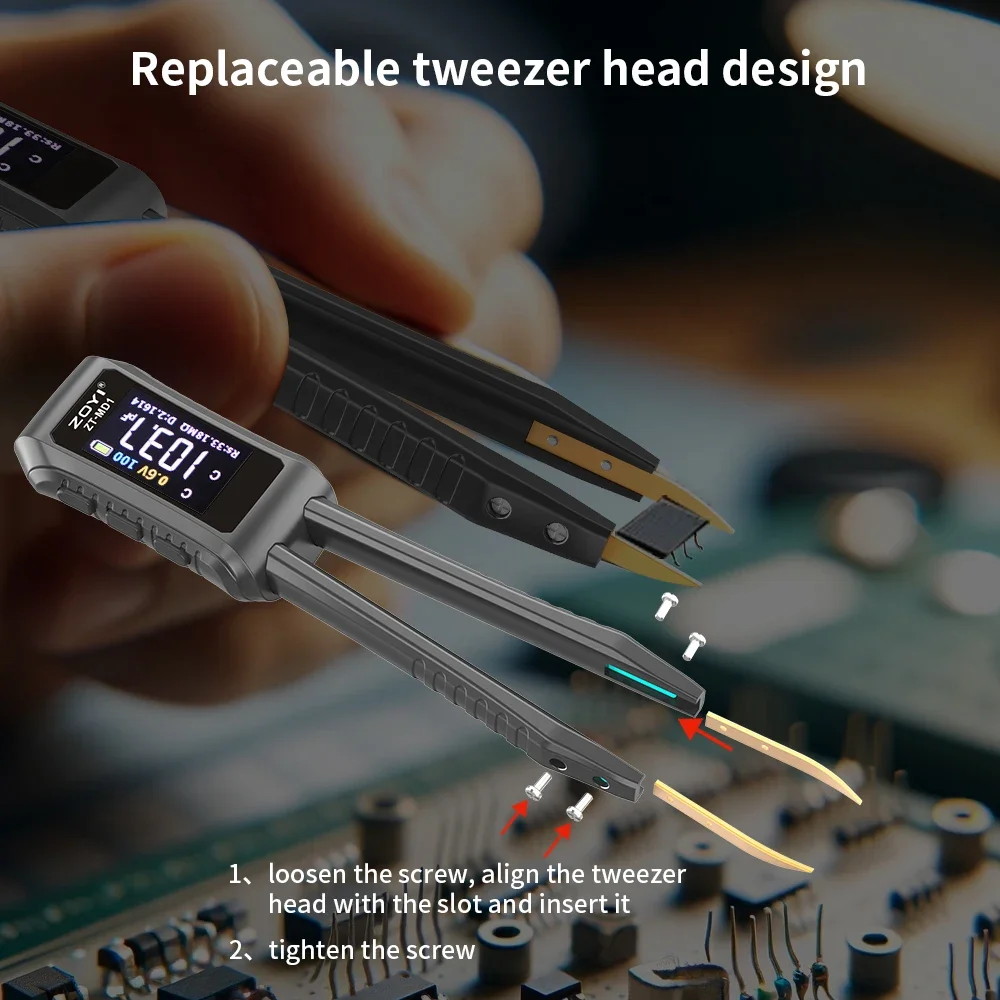 ZOYI ZT-MD1 High Precision Por - Smd Tweezer Set 评论和价格