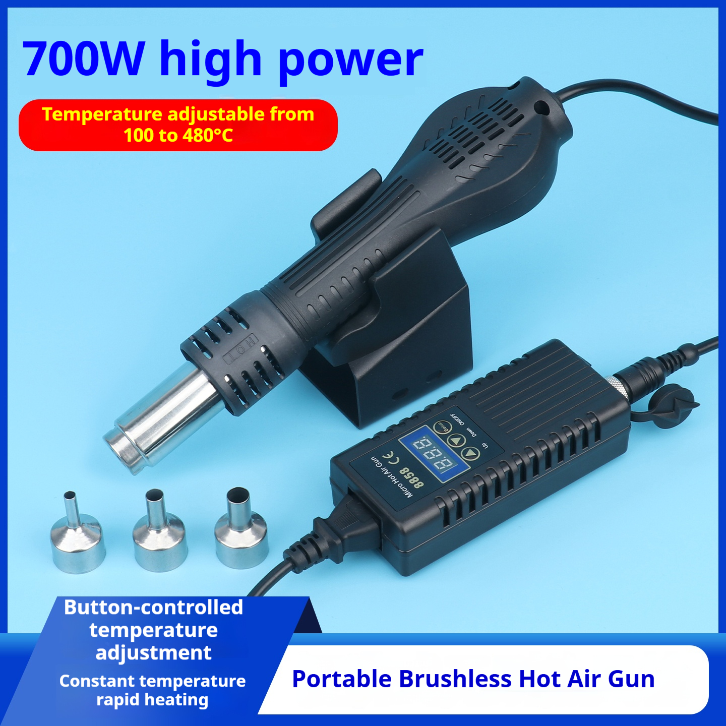 Kanoyu 8858 Hot Air Gun, Porta - Electronics Repair Youtube 评论和价格
