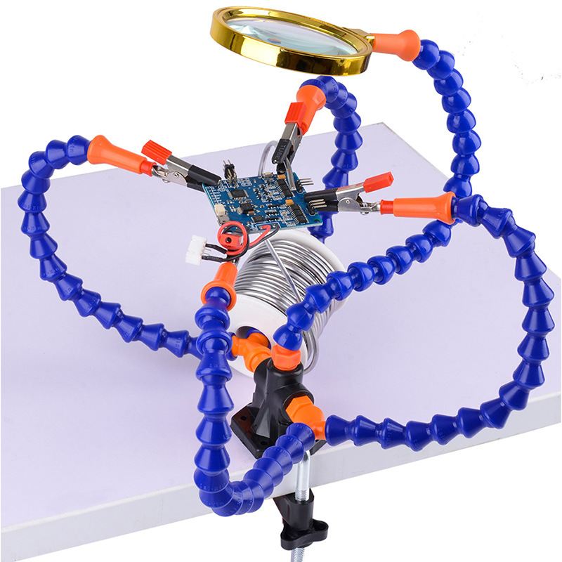 Flexible Arms Clip Soldering H - Pcb Holder Clamp 评论和价格