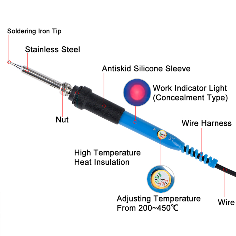 JCD 60W Electric Soldering Iro - Electronic Repair Tutorial 评论和价格