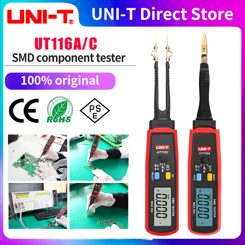 UNI-T UT116A UT116C Digital Tw - Smd Tweezer Set 评论和价格