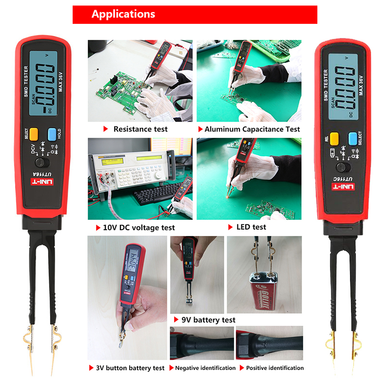 UNI-T UT116A UT116C Digital Tw - Smd Tweezer Set 评论和价格